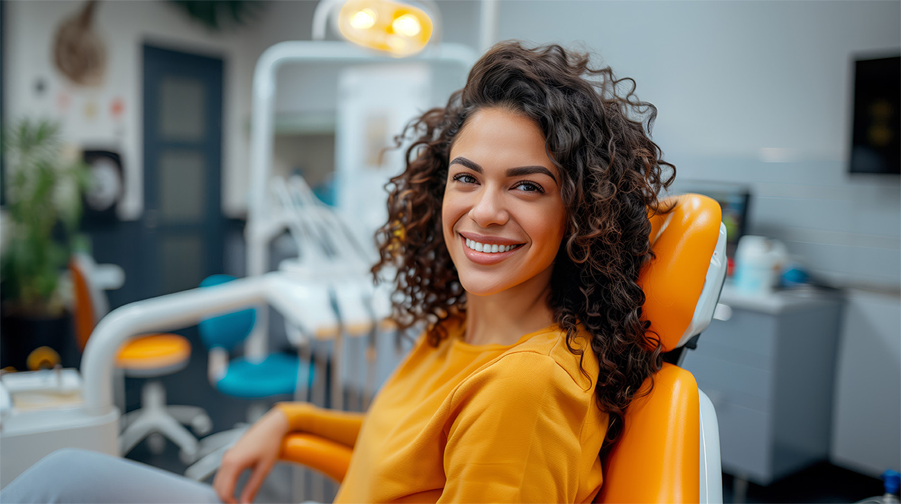 Patient speaking with the Best Value dental team